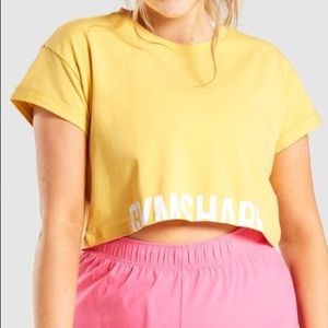 Gymshark Fraction Crop Top💛